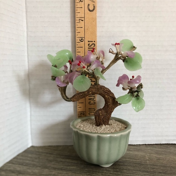 Vintage Glass Bonsai Tree - Picture 9 of 16